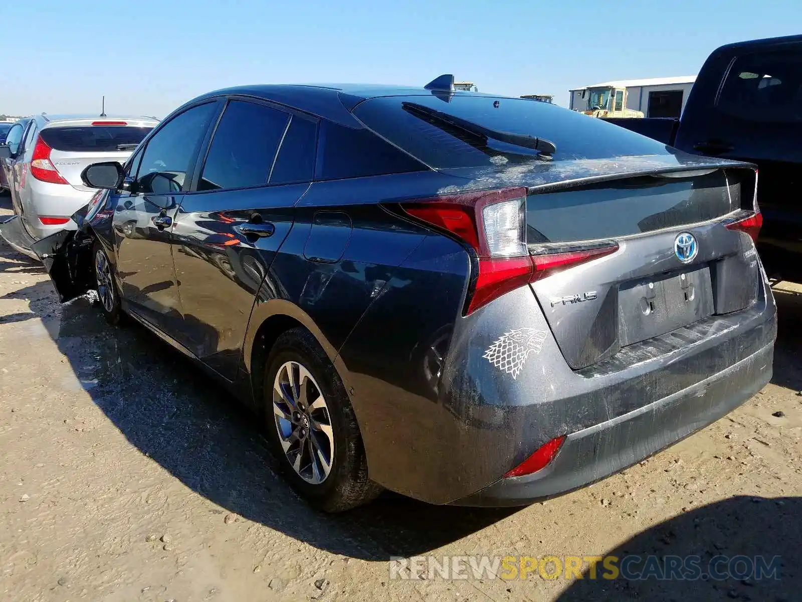 3 Photograph of a damaged car JTDKARFU4K3085270 TOYOTA PRIUS 2019