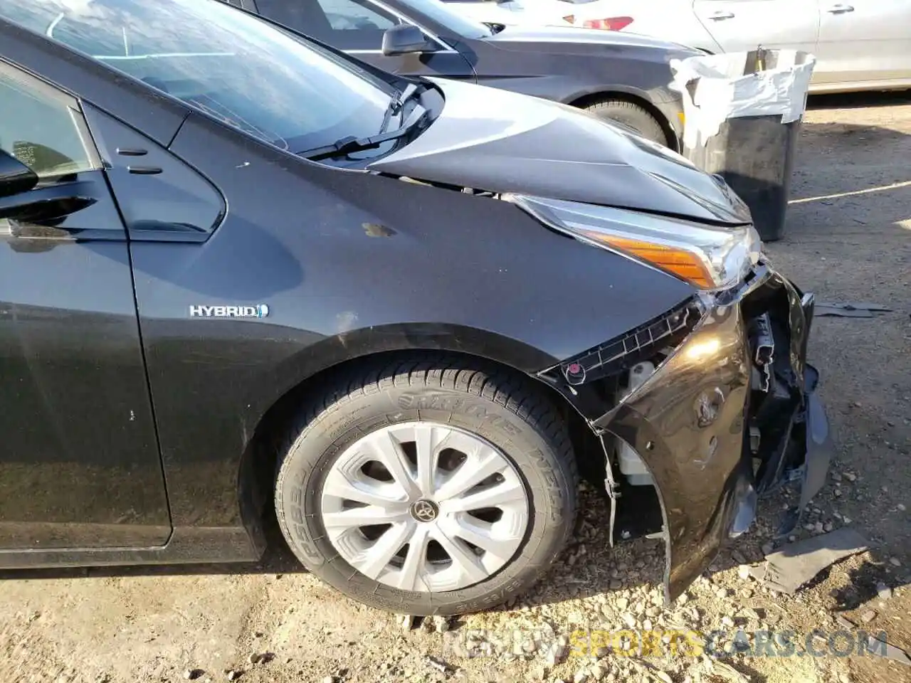 9 Photograph of a damaged car JTDKARFU4K3087505 TOYOTA PRIUS 2019