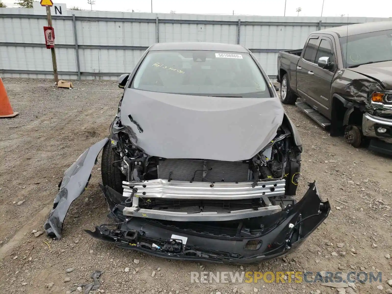 9 Photograph of a damaged car JTDKARFU4K3090386 TOYOTA PRIUS 2019