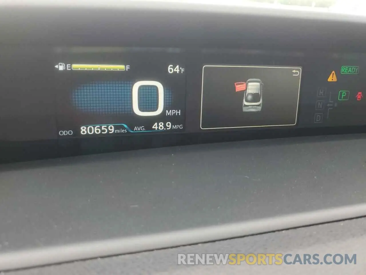 9 Photograph of a damaged car JTDKARFU4K3091067 TOYOTA PRIUS 2019