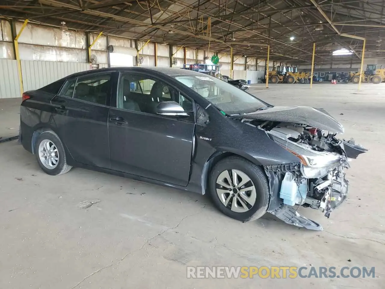 4 Photograph of a damaged car JTDKARFU4K3091070 TOYOTA PRIUS 2019