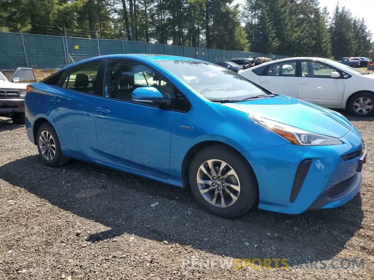 4 Photograph of a damaged car JTDKARFU4K3100057 TOYOTA PRIUS 2019