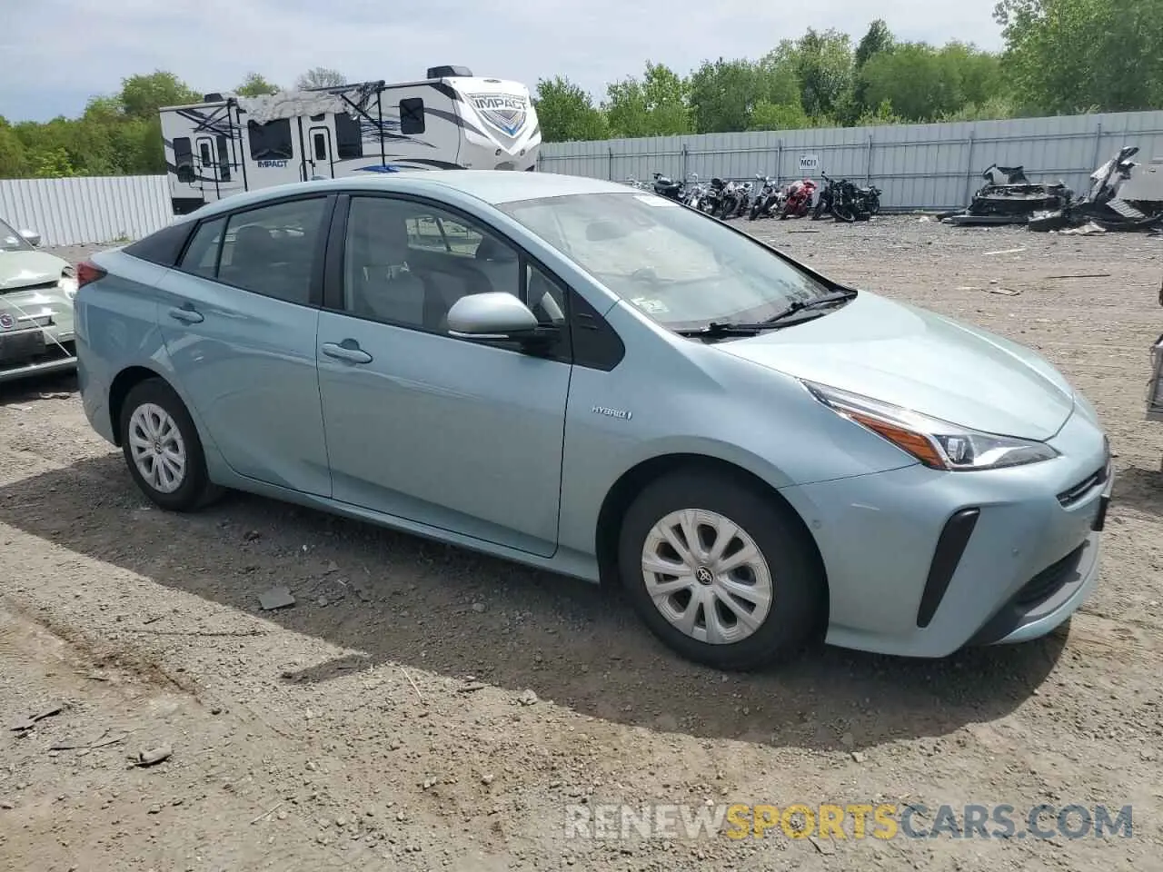 4 Photograph of a damaged car JTDKARFU4K3101256 TOYOTA PRIUS 2019