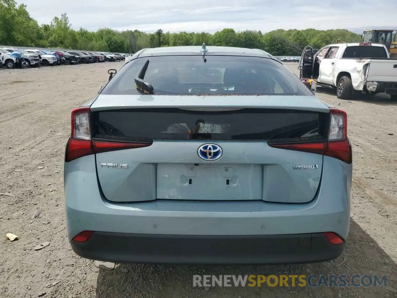 6 Photograph of a damaged car JTDKARFU4K3101256 TOYOTA PRIUS 2019
