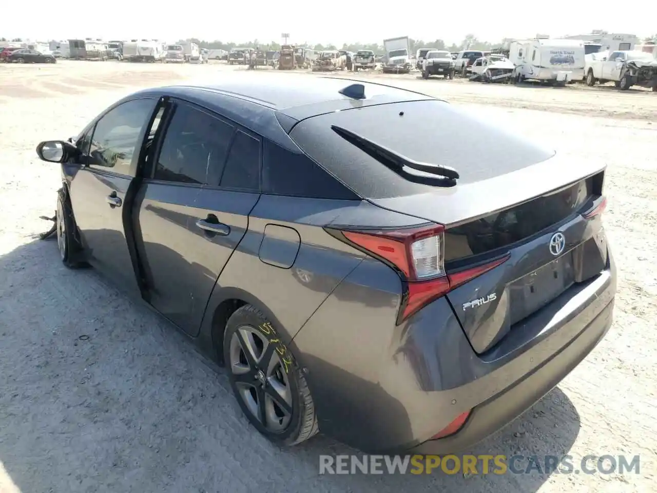 3 Photograph of a damaged car JTDKARFU5K3069188 TOYOTA PRIUS 2019