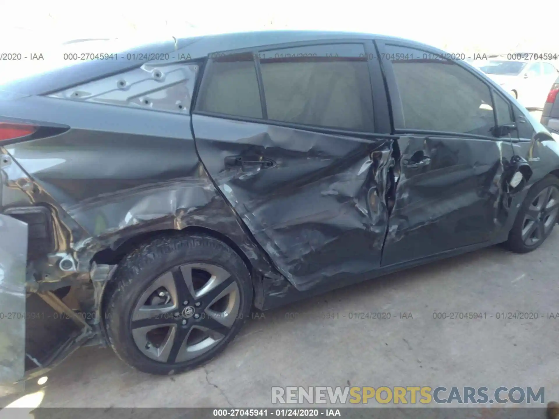 6 Photograph of a damaged car JTDKARFU5K3069207 TOYOTA PRIUS 2019