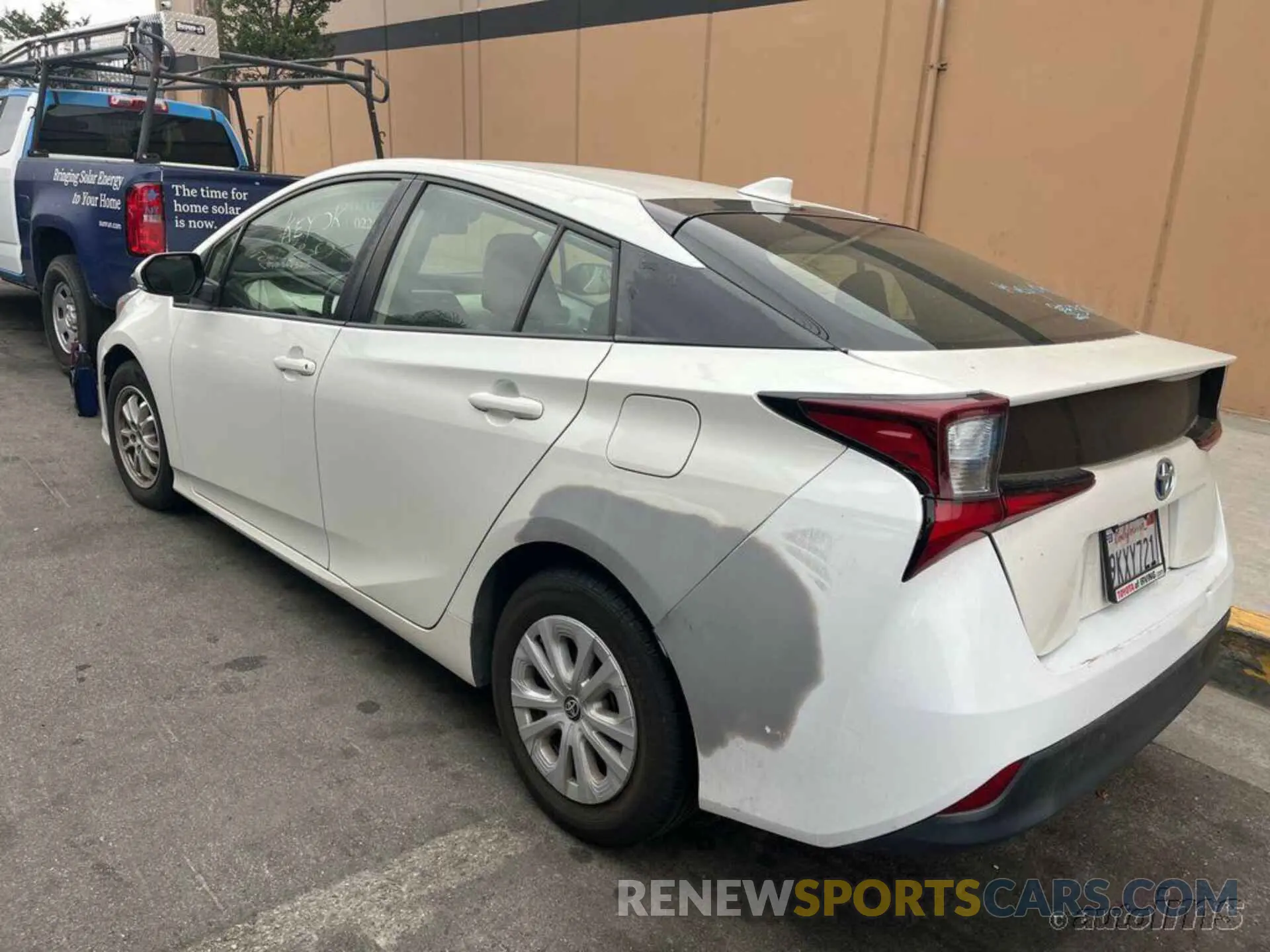 4 Photograph of a damaged car JTDKARFU5K3071880 TOYOTA PRIUS 2019