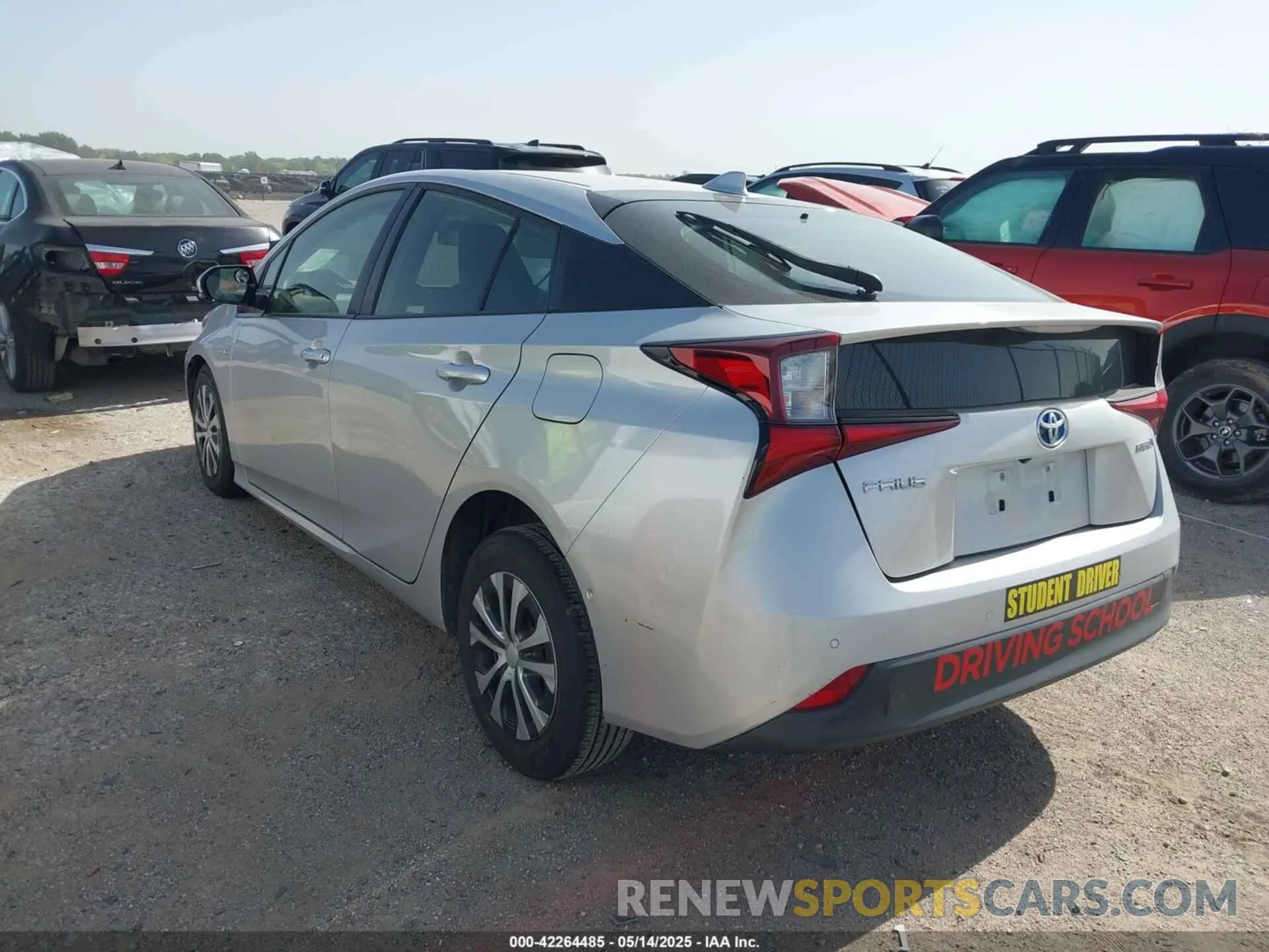 3 Photograph of a damaged car JTDKARFU5K3073984 TOYOTA PRIUS 2019
