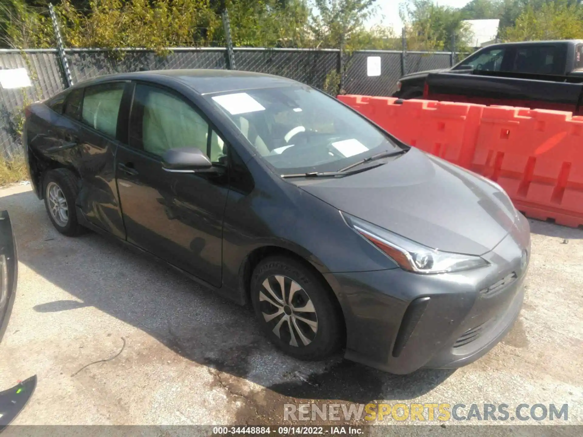 1 Photograph of a damaged car JTDKARFU5K3076240 TOYOTA PRIUS 2019