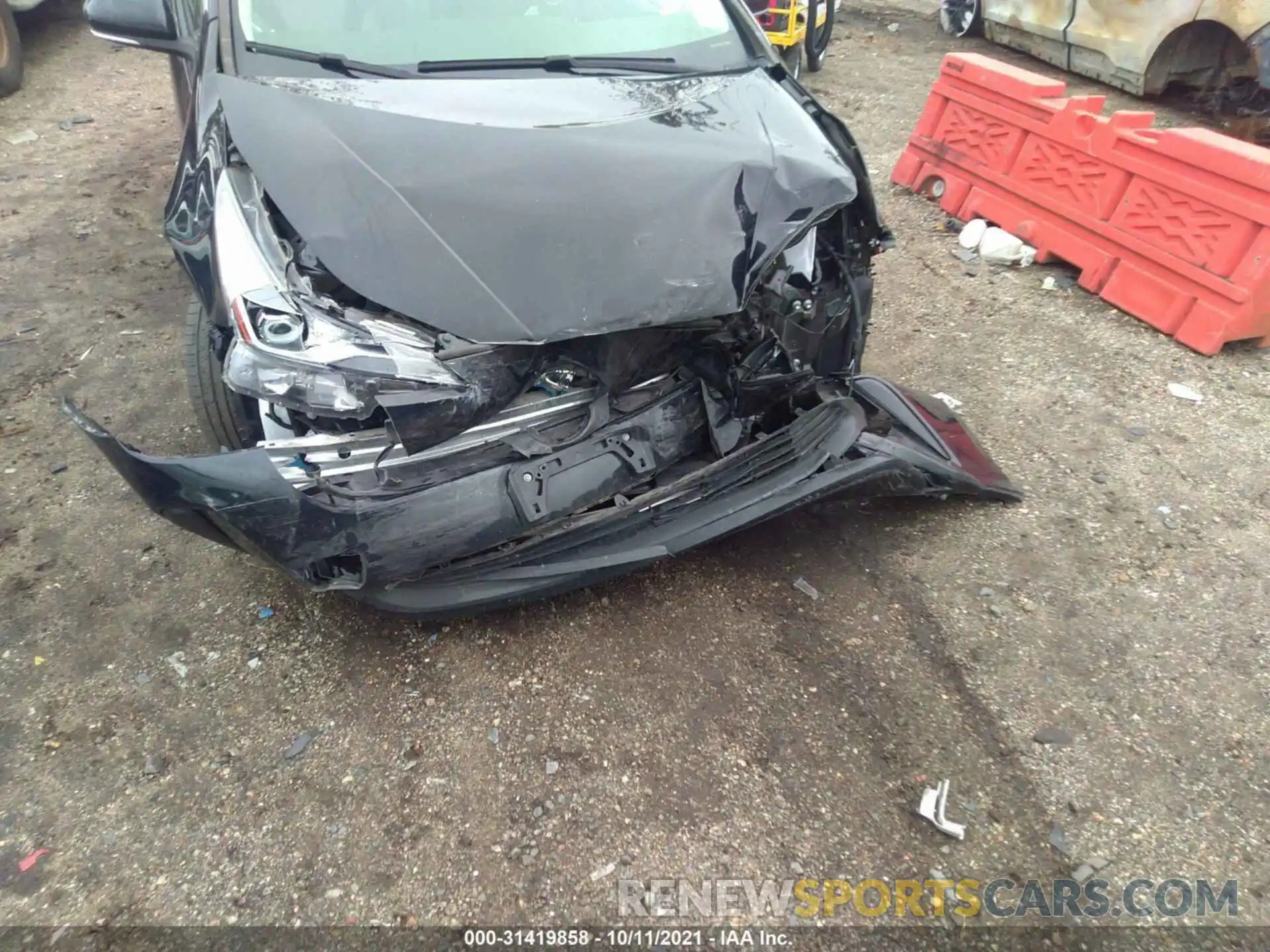 6 Photograph of a damaged car JTDKARFU5K3076710 TOYOTA PRIUS 2019