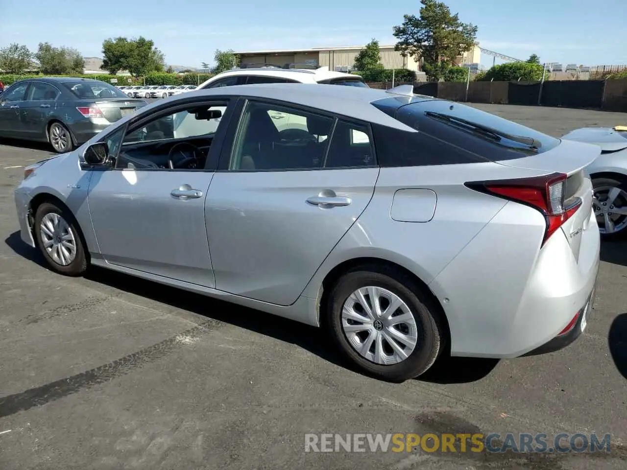 2 Photograph of a damaged car JTDKARFU5K3077176 TOYOTA PRIUS 2019