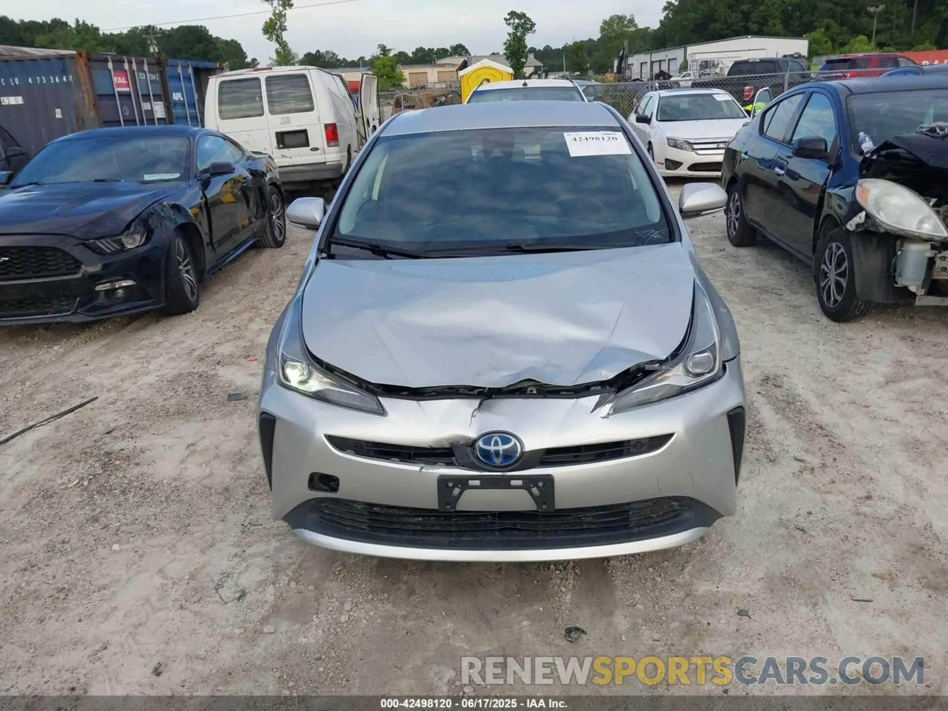 12 Photograph of a damaged car JTDKARFU5K3078165 TOYOTA PRIUS 2019