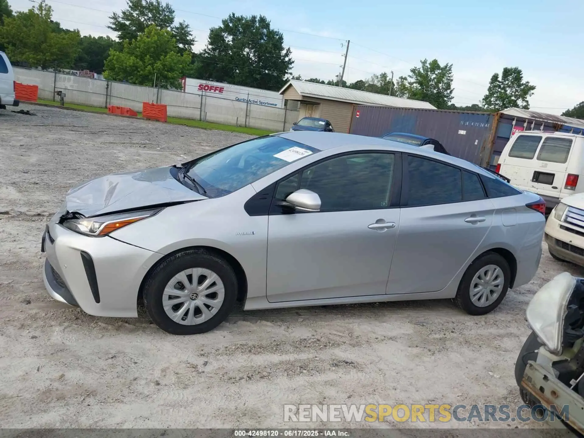 14 Photograph of a damaged car JTDKARFU5K3078165 TOYOTA PRIUS 2019