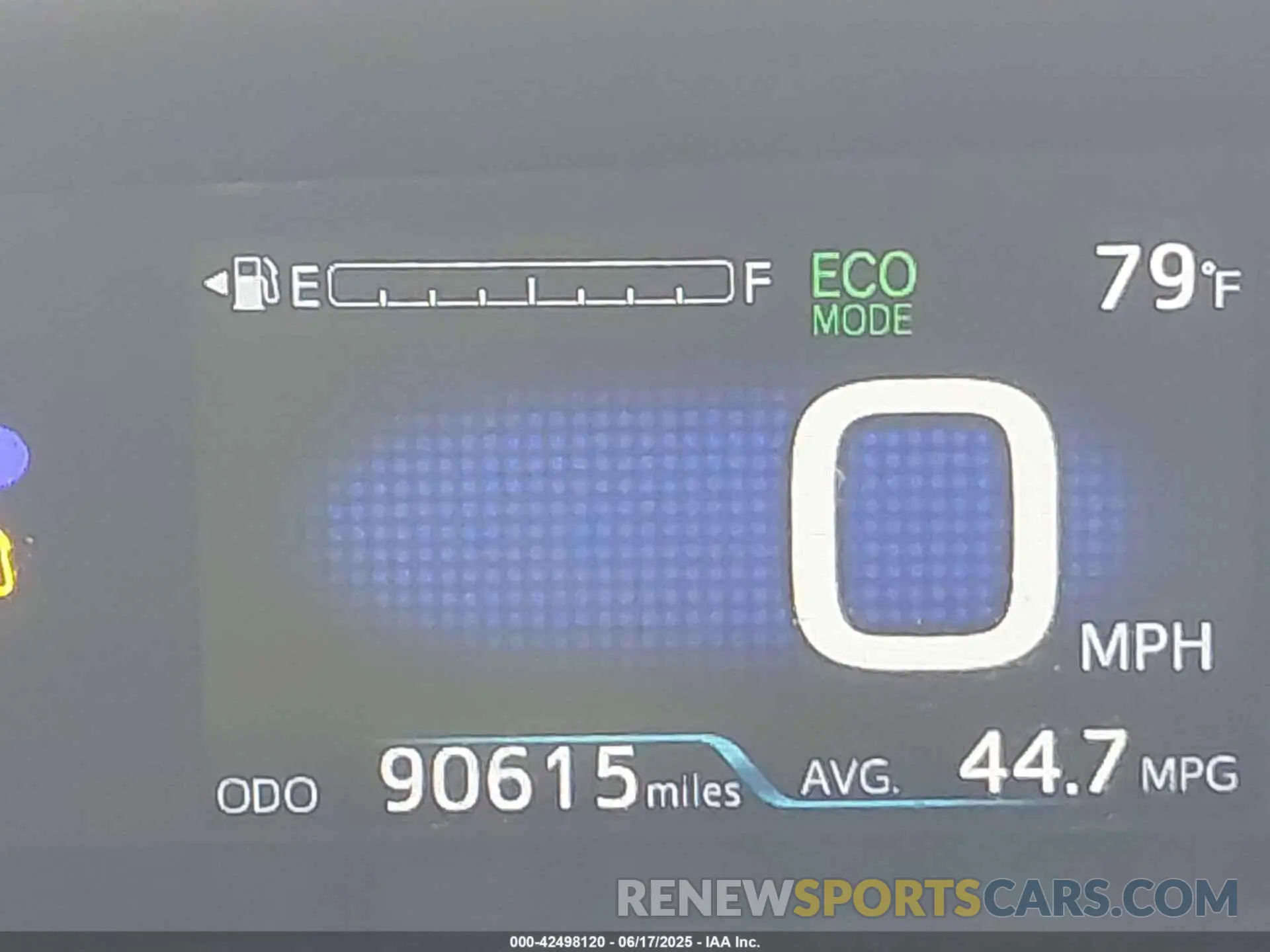 15 Photograph of a damaged car JTDKARFU5K3078165 TOYOTA PRIUS 2019