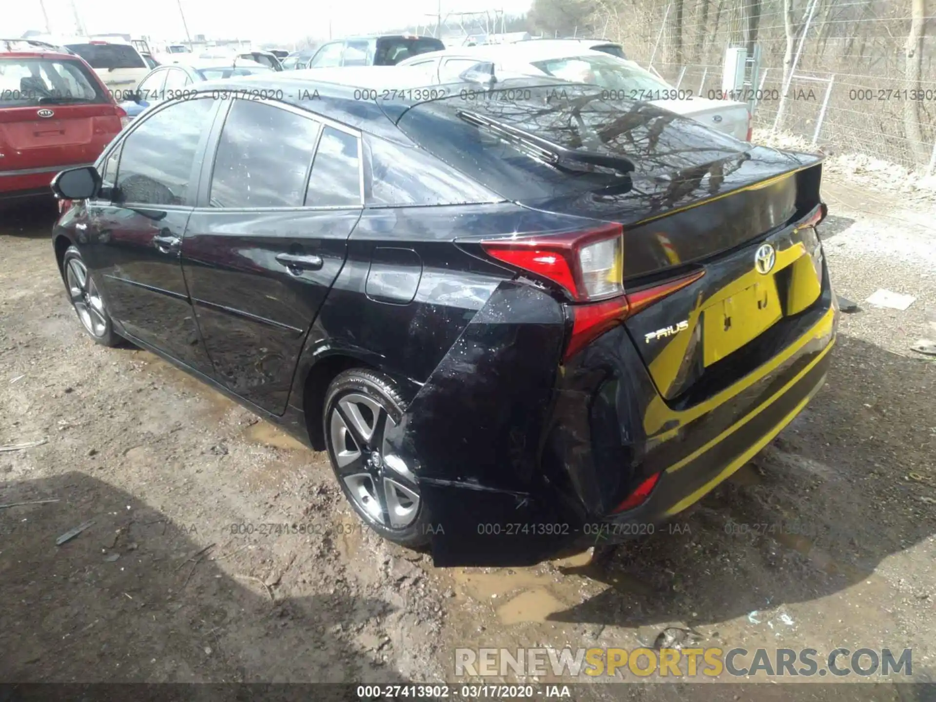 3 Photograph of a damaged car JTDKARFU5K3079896 TOYOTA PRIUS 2019