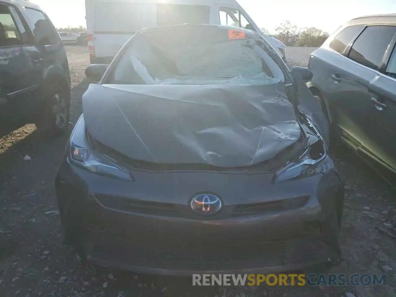 7 Photograph of a damaged car JTDKARFU5K3082121 TOYOTA PRIUS 2019