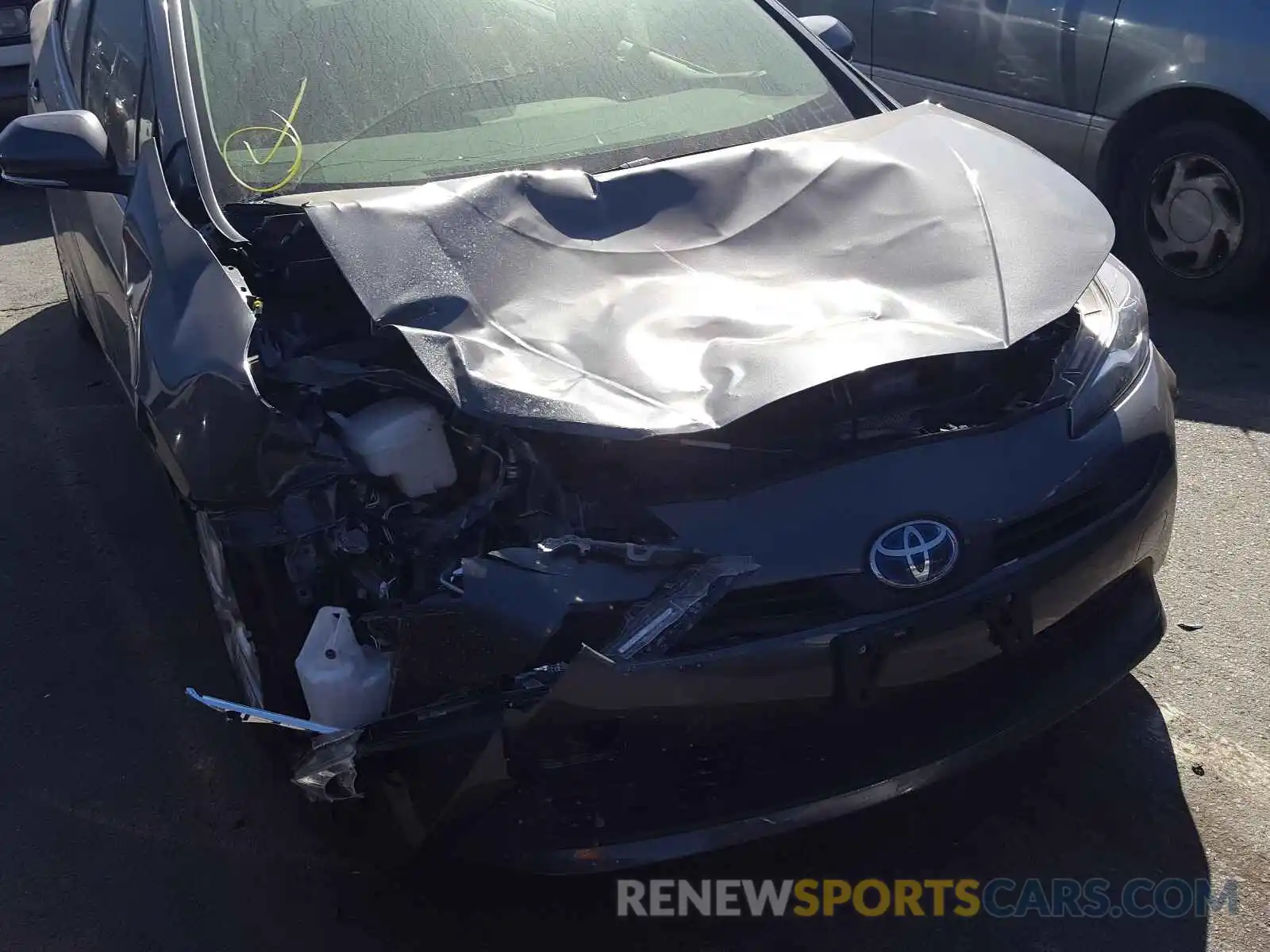 9 Photograph of a damaged car JTDKARFU5K3087996 TOYOTA PRIUS 2019