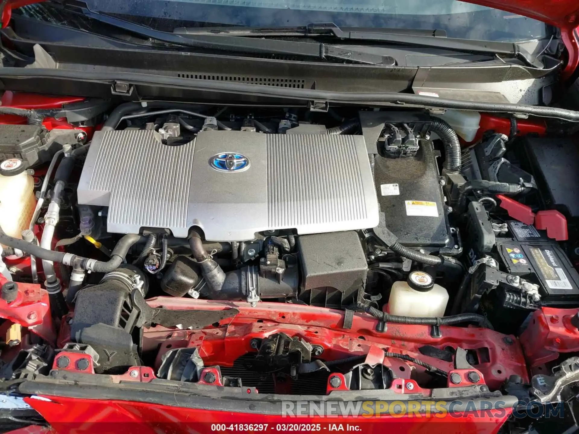 10 Photograph of a damaged car JTDKARFU5K3091949 TOYOTA PRIUS 2019