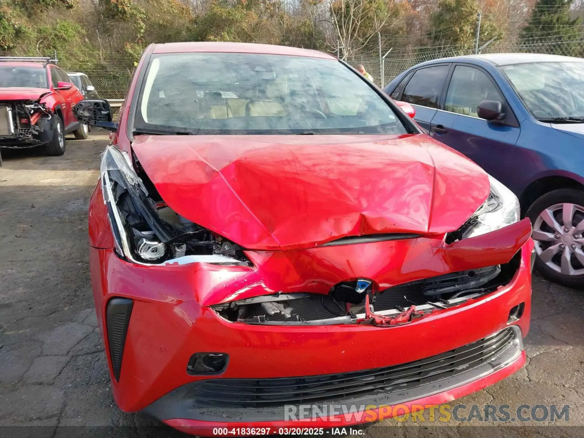 6 Photograph of a damaged car JTDKARFU5K3091949 TOYOTA PRIUS 2019