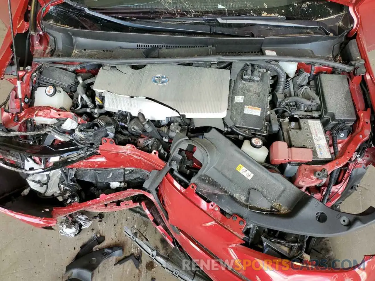 11 Photograph of a damaged car JTDKARFU5K3100990 TOYOTA PRIUS 2019