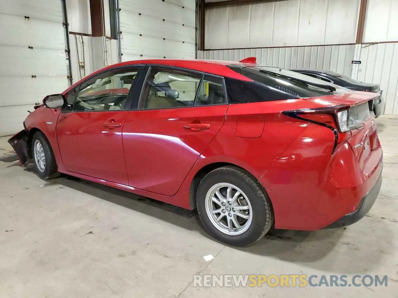 2 Photograph of a damaged car JTDKARFU5K3100990 TOYOTA PRIUS 2019