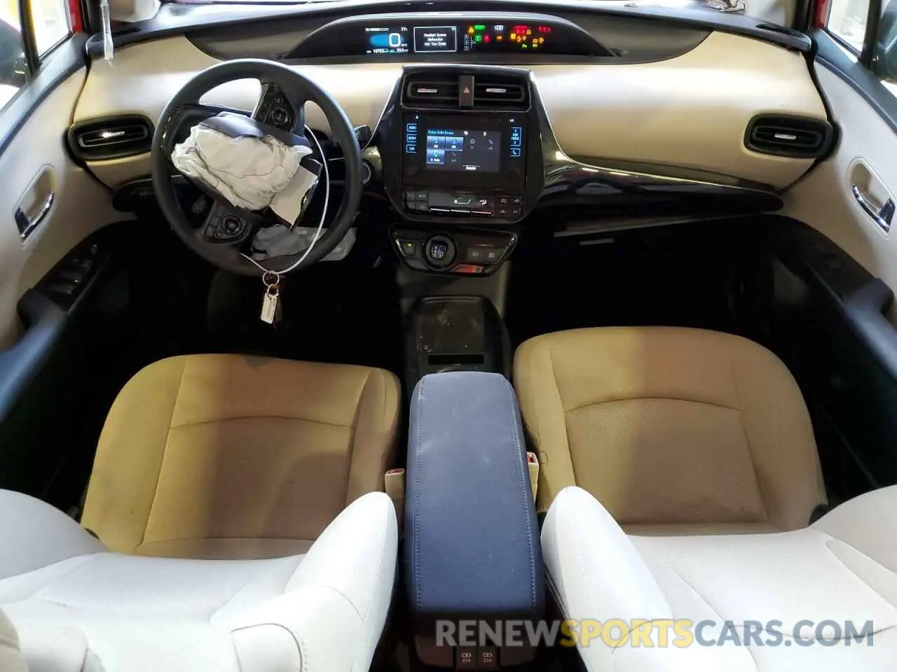 8 Photograph of a damaged car JTDKARFU5K3100990 TOYOTA PRIUS 2019