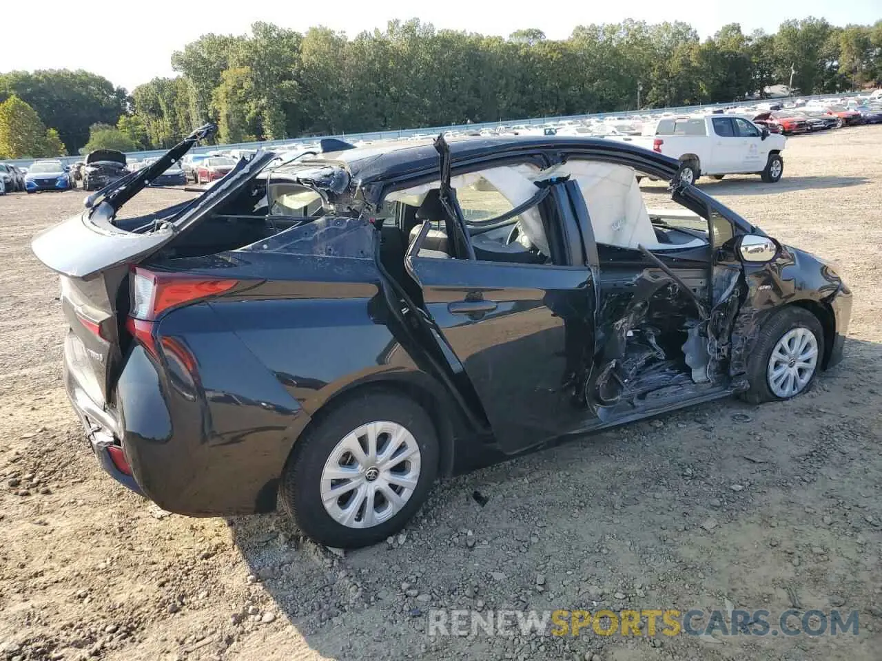 3 Photograph of a damaged car JTDKARFU5K3101041 TOYOTA PRIUS 2019