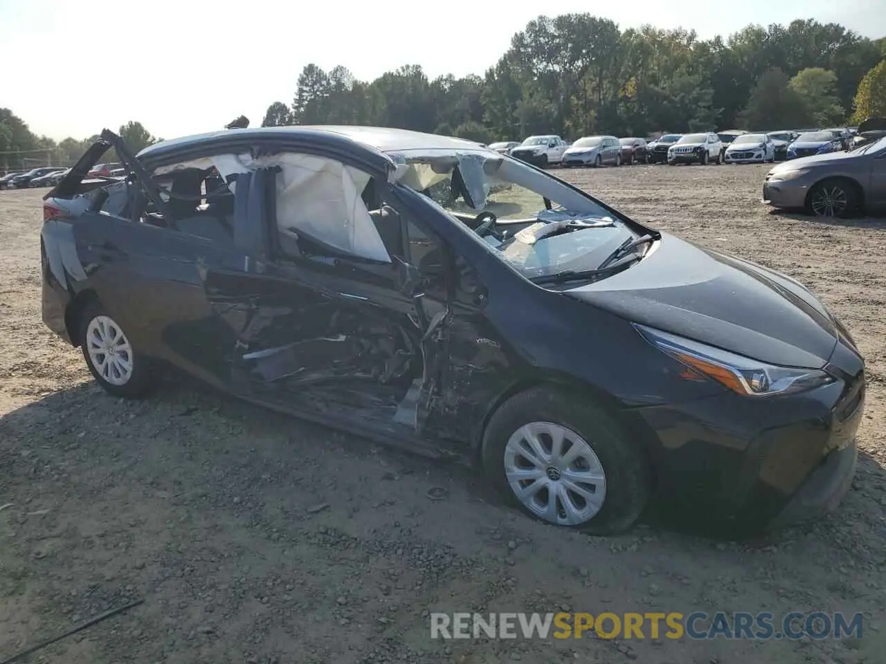 4 Photograph of a damaged car JTDKARFU5K3101041 TOYOTA PRIUS 2019