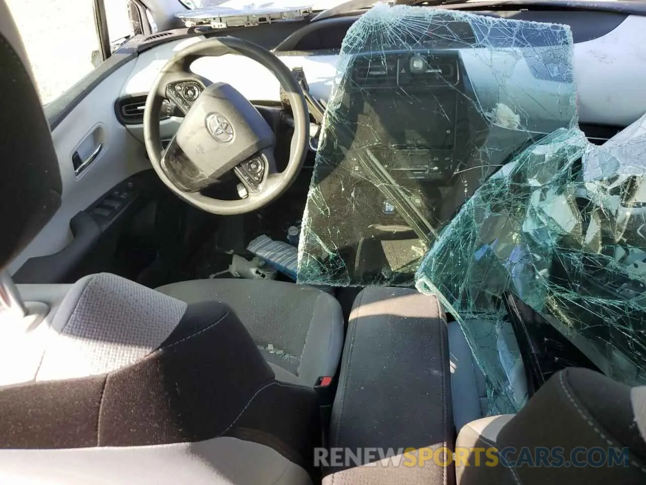 8 Photograph of a damaged car JTDKARFU5K3101041 TOYOTA PRIUS 2019