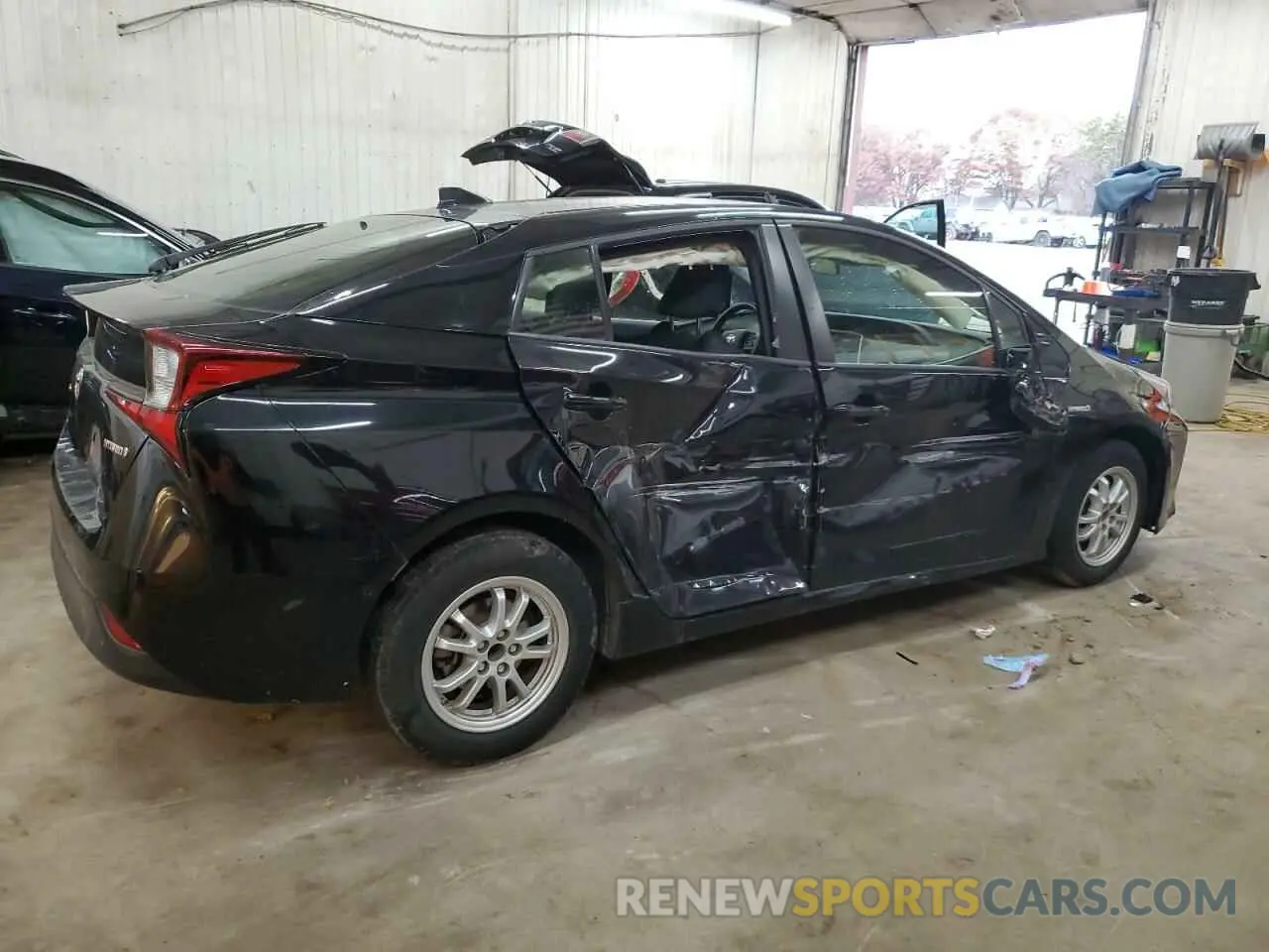 3 Photograph of a damaged car JTDKARFU6K3070446 TOYOTA PRIUS 2019