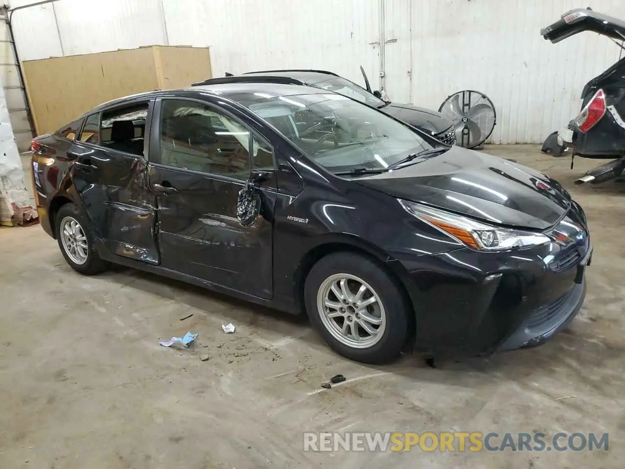 4 Photograph of a damaged car JTDKARFU6K3070446 TOYOTA PRIUS 2019