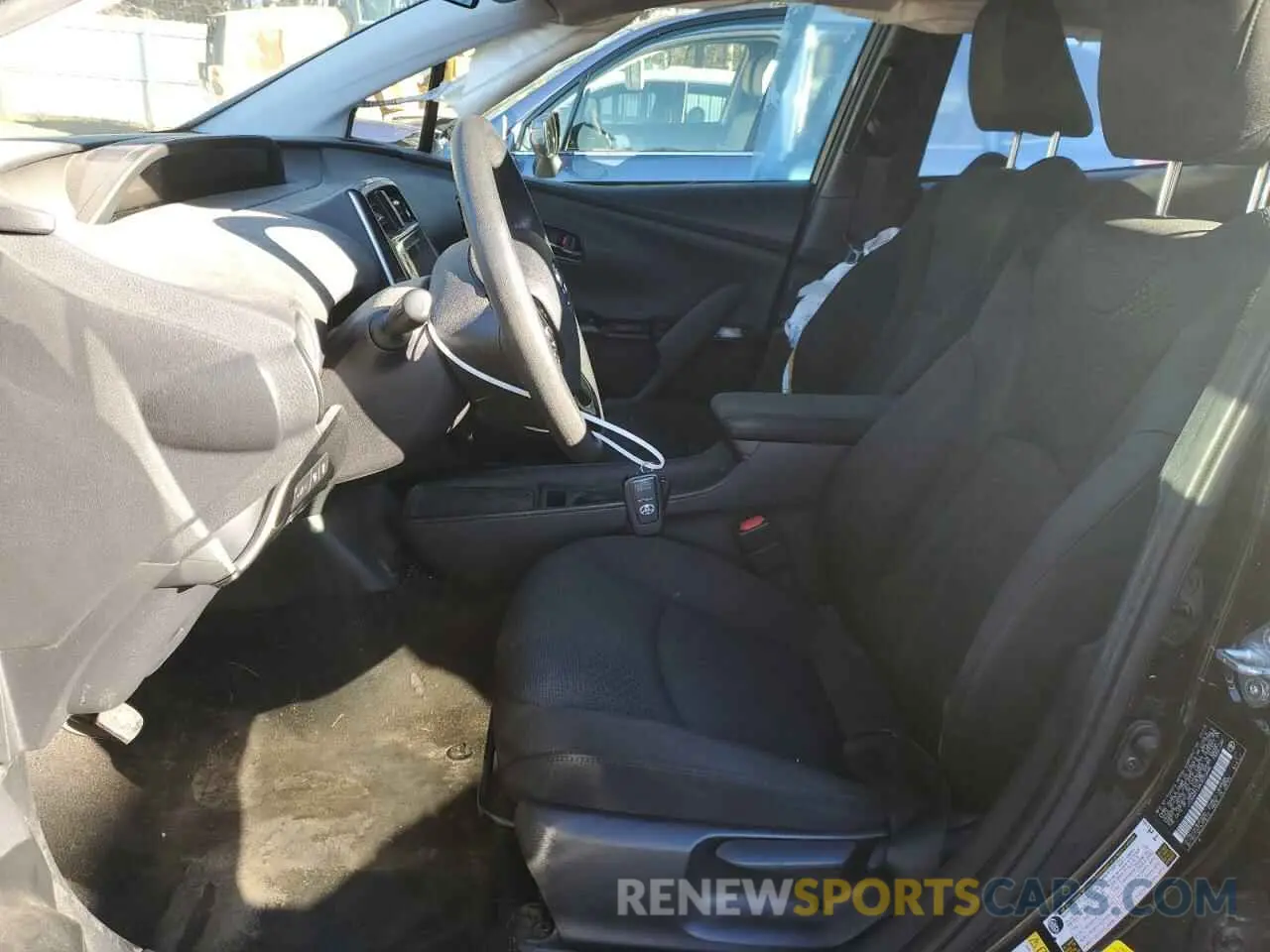 7 Photograph of a damaged car JTDKARFU6K3070446 TOYOTA PRIUS 2019