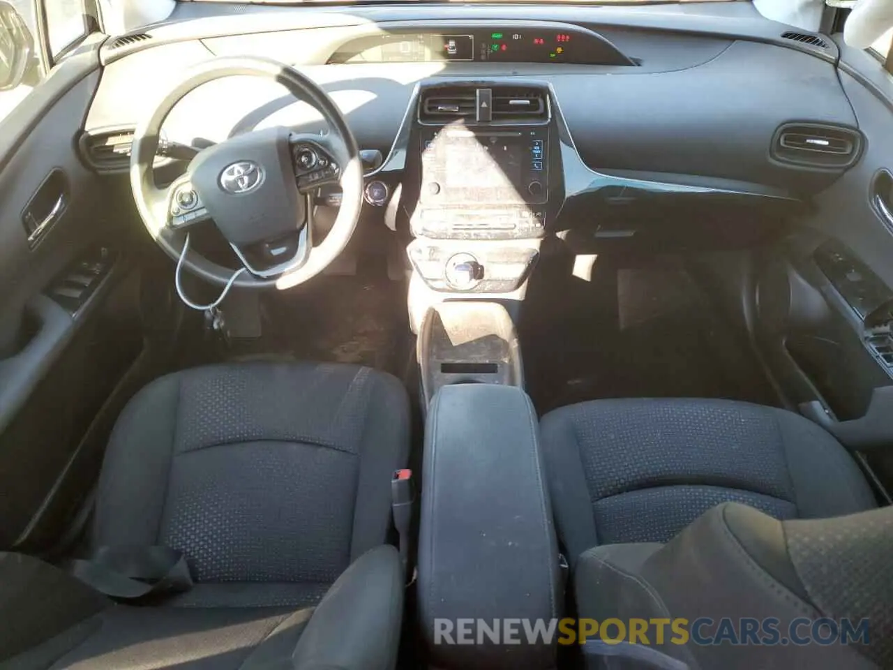 8 Photograph of a damaged car JTDKARFU6K3070446 TOYOTA PRIUS 2019