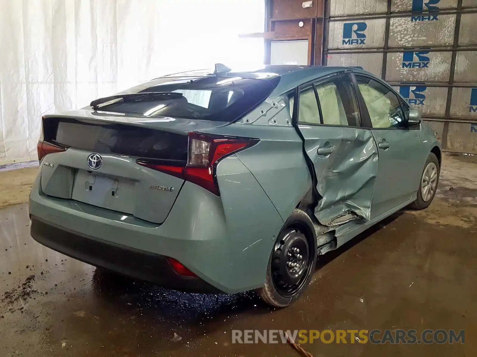 4 Photograph of a damaged car JTDKARFU6K3079423 TOYOTA PRIUS 2019