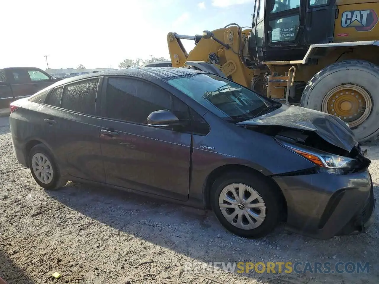 4 Photograph of a damaged car JTDKARFU6K3084167 TOYOTA PRIUS 2019