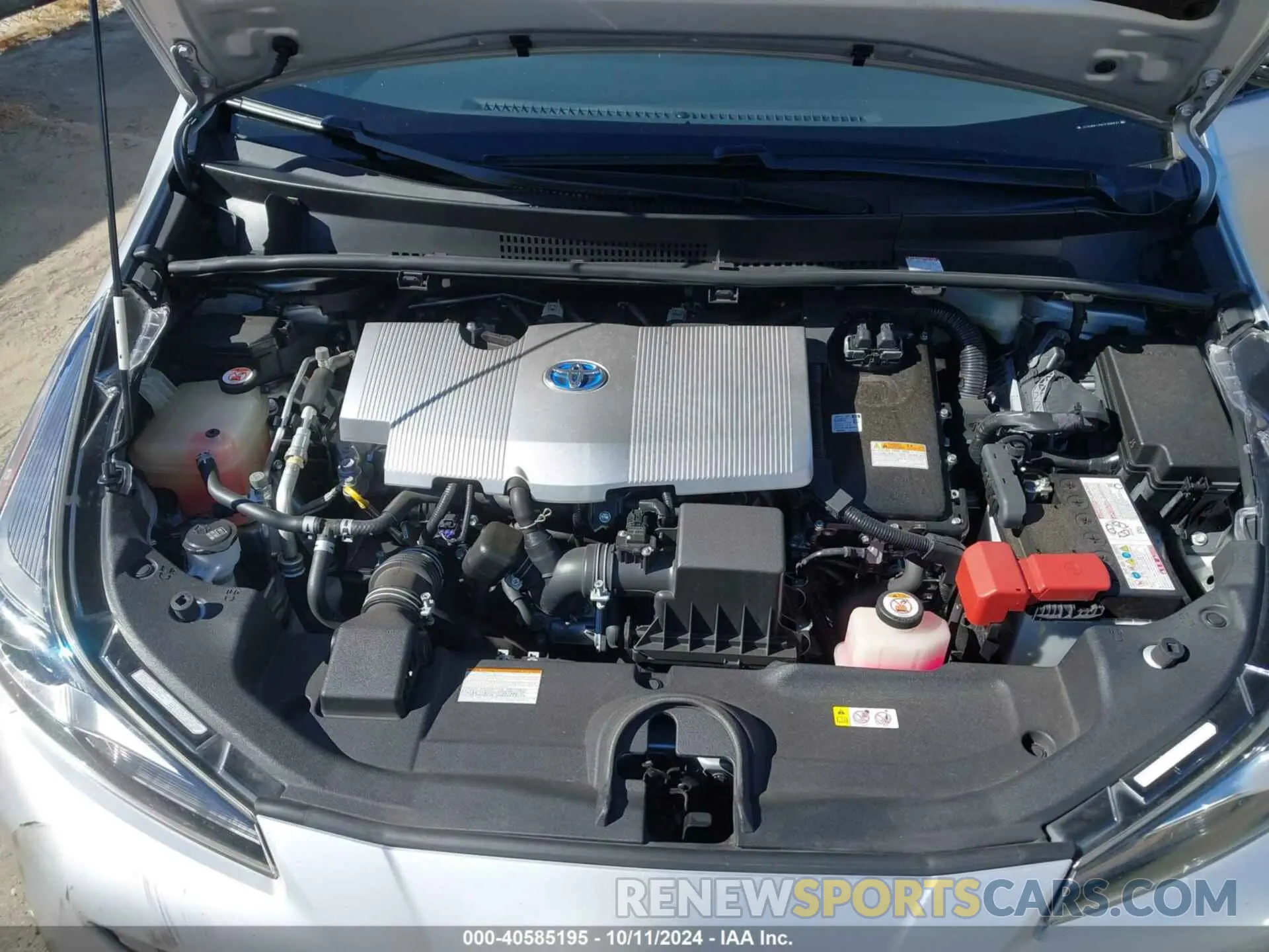 10 Photograph of a damaged car JTDKARFU6K3084900 TOYOTA PRIUS 2019