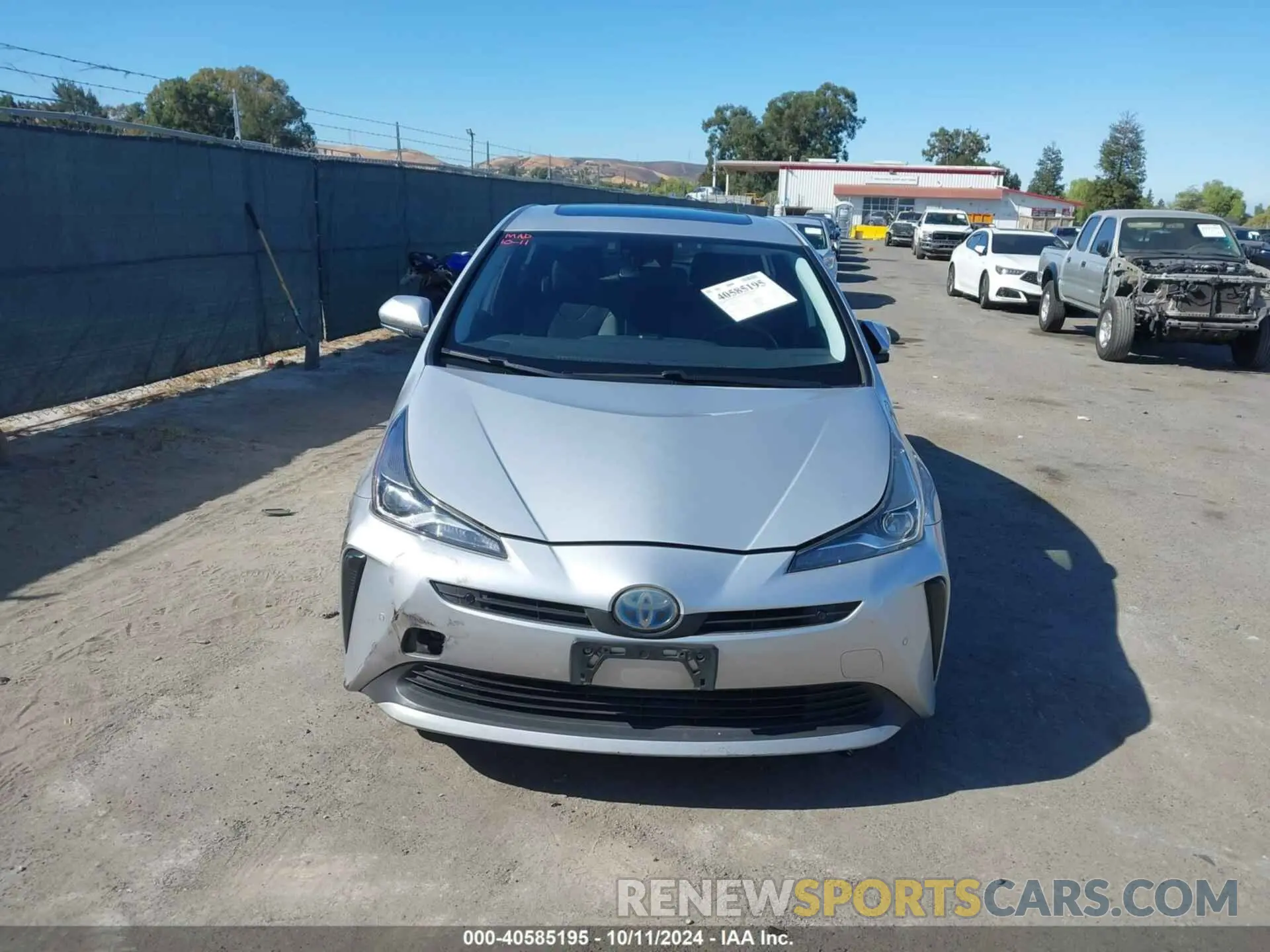 12 Photograph of a damaged car JTDKARFU6K3084900 TOYOTA PRIUS 2019