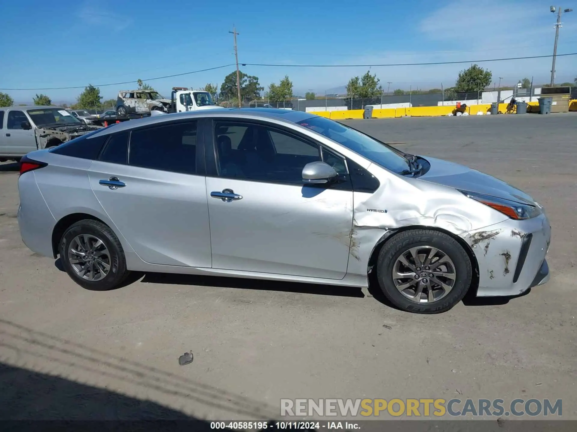 13 Photograph of a damaged car JTDKARFU6K3084900 TOYOTA PRIUS 2019