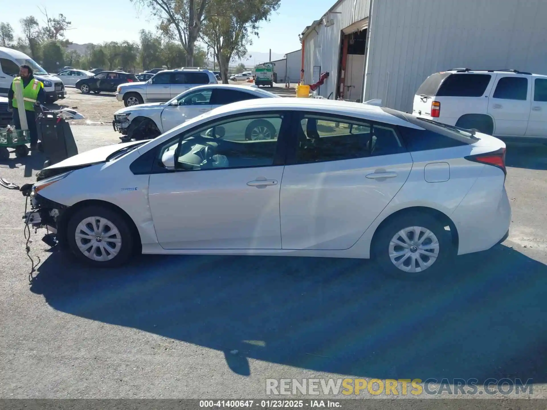 13 Photograph of a damaged car JTDKARFU6K3087196 TOYOTA PRIUS 2019