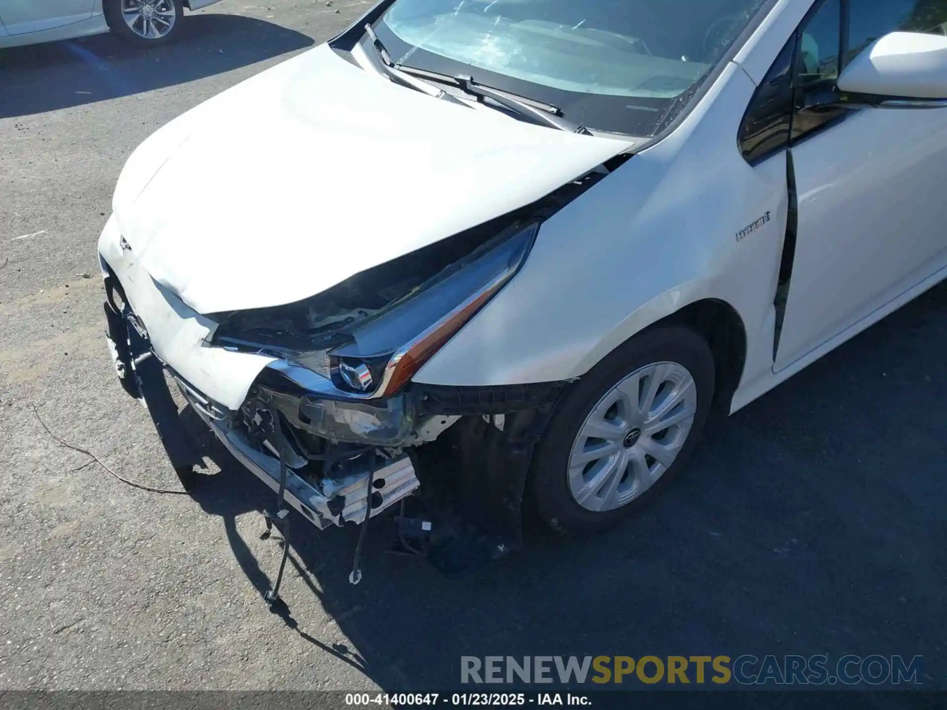 6 Photograph of a damaged car JTDKARFU6K3087196 TOYOTA PRIUS 2019