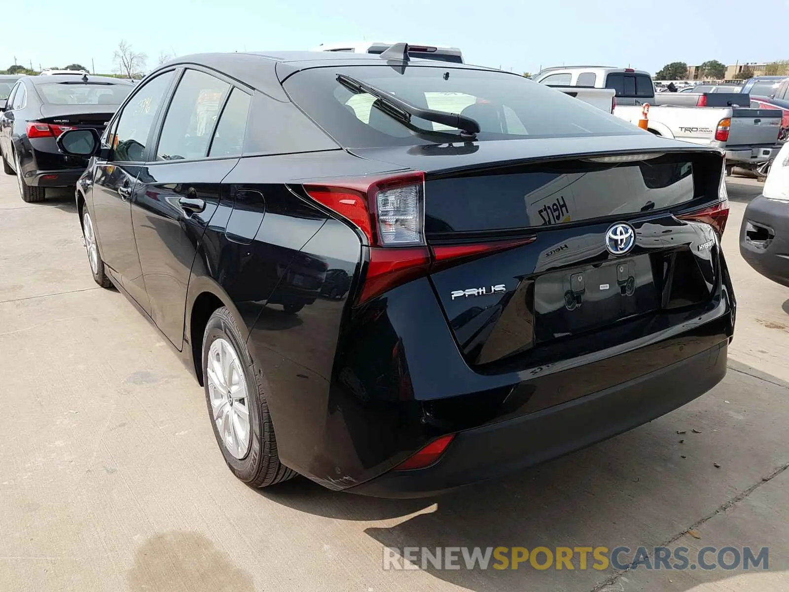3 Photograph of a damaged car JTDKARFU6K3088039 TOYOTA PRIUS 2019