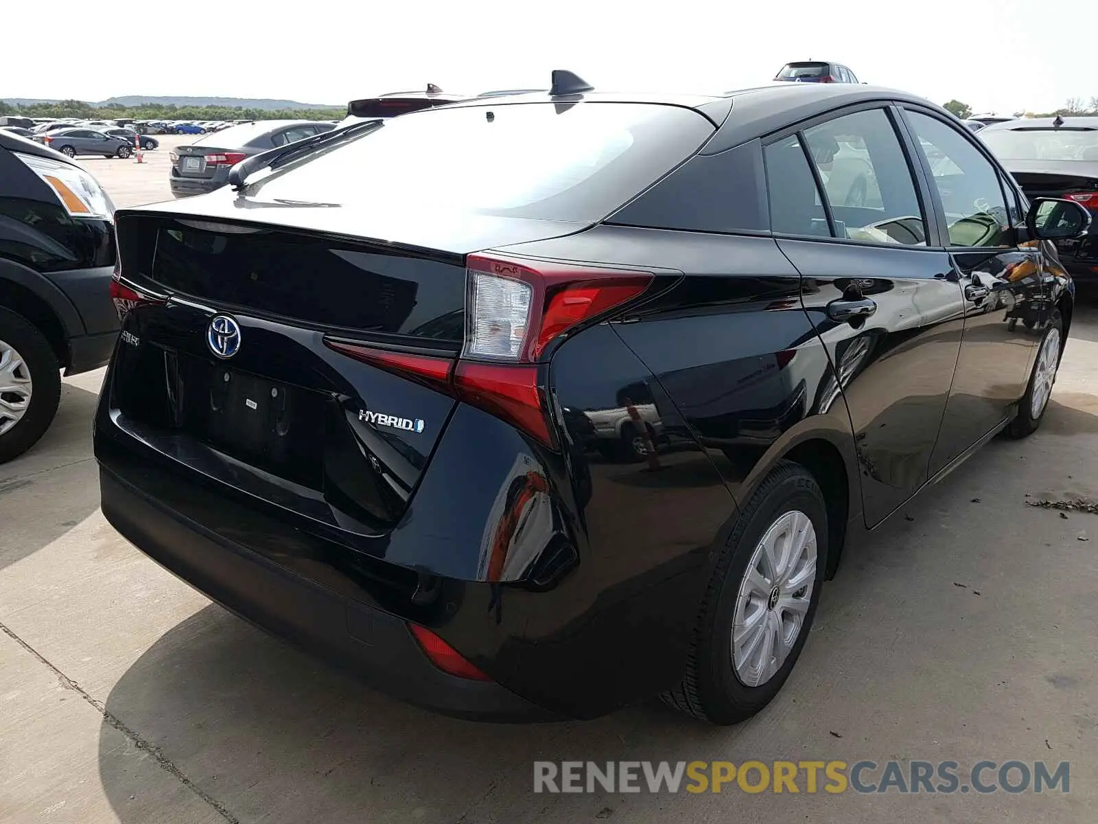 4 Photograph of a damaged car JTDKARFU6K3088039 TOYOTA PRIUS 2019