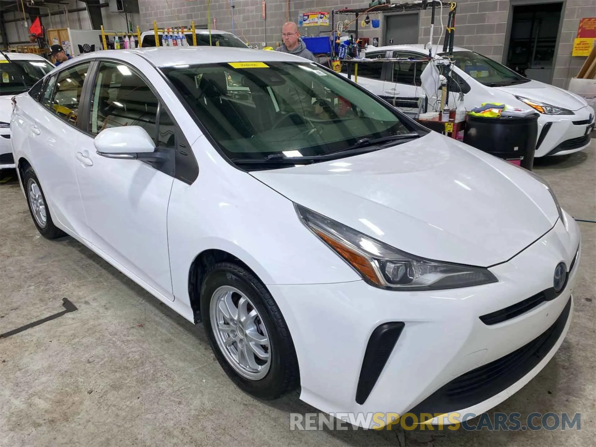 1 Photograph of a damaged car JTDKARFU6K3089689 TOYOTA PRIUS 2019