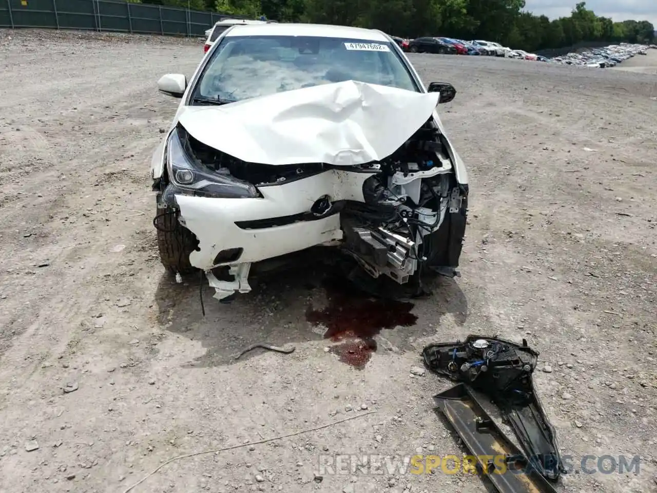 9 Photograph of a damaged car JTDKARFU6K3095038 TOYOTA PRIUS 2019