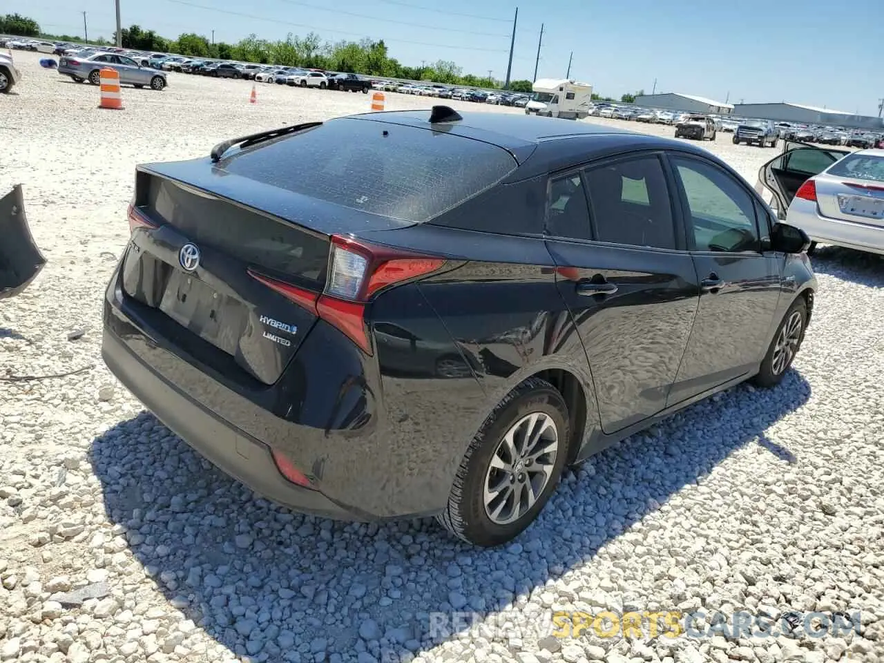 3 Photograph of a damaged car JTDKARFU7K3071668 TOYOTA PRIUS 2019