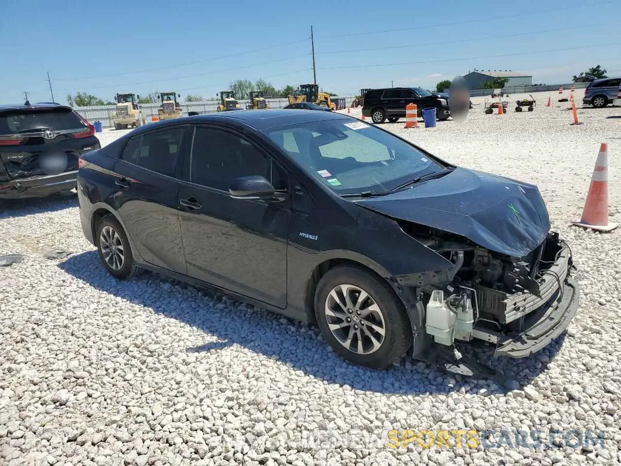 4 Photograph of a damaged car JTDKARFU7K3071668 TOYOTA PRIUS 2019