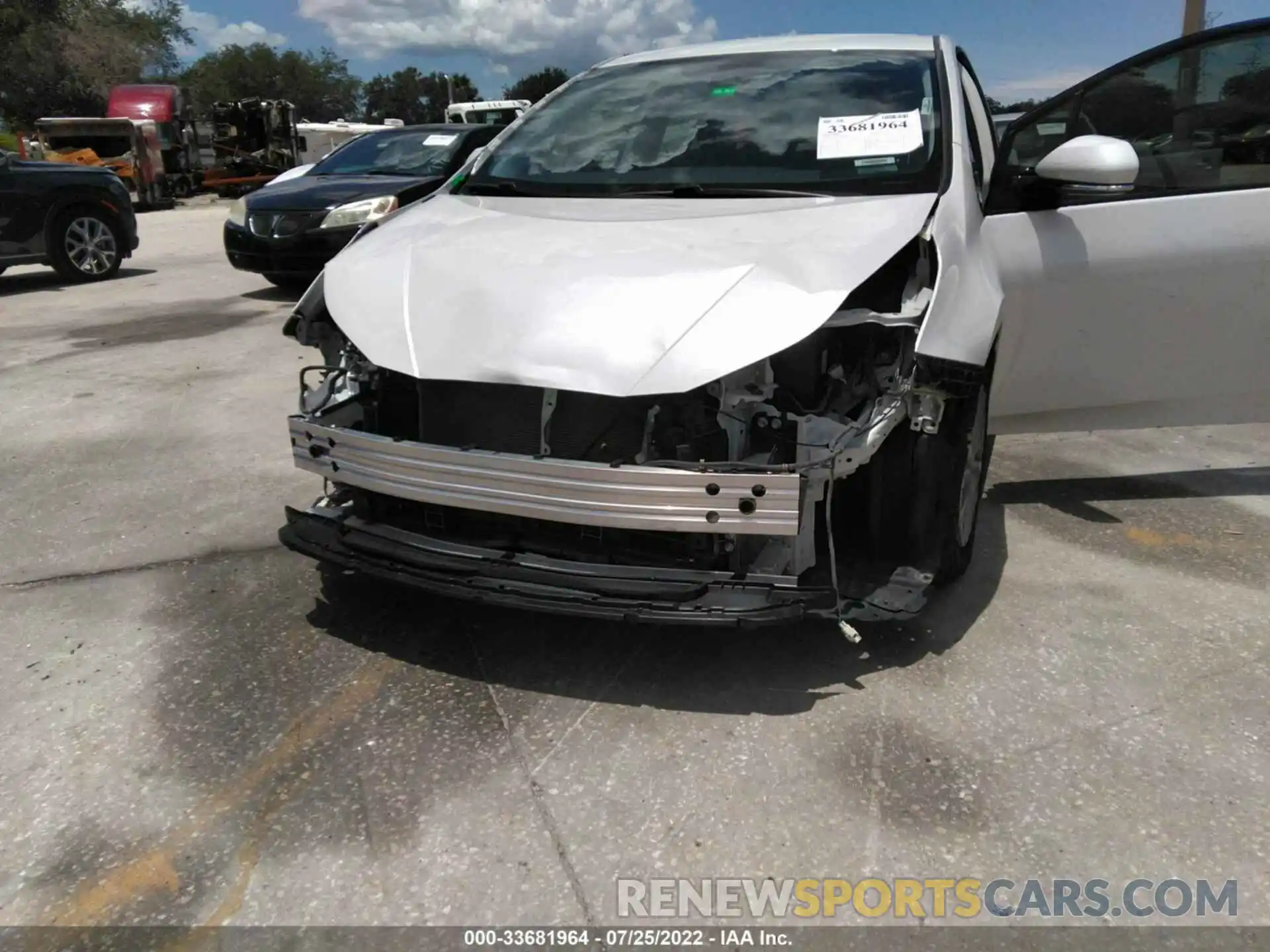 6 Photograph of a damaged car JTDKARFU7K3075185 TOYOTA PRIUS 2019