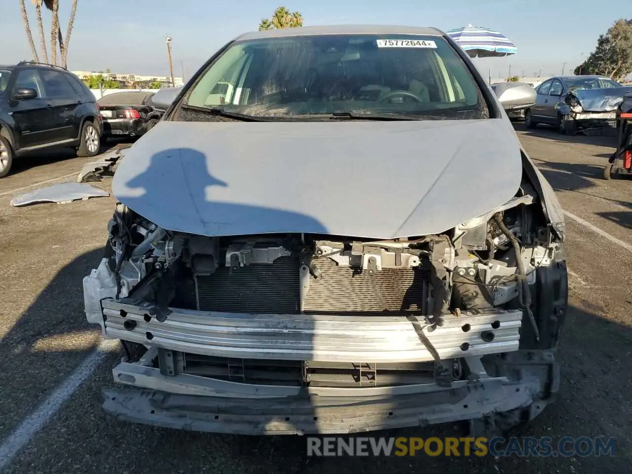 5 Photograph of a damaged car JTDKARFU7K3076157 TOYOTA PRIUS 2019