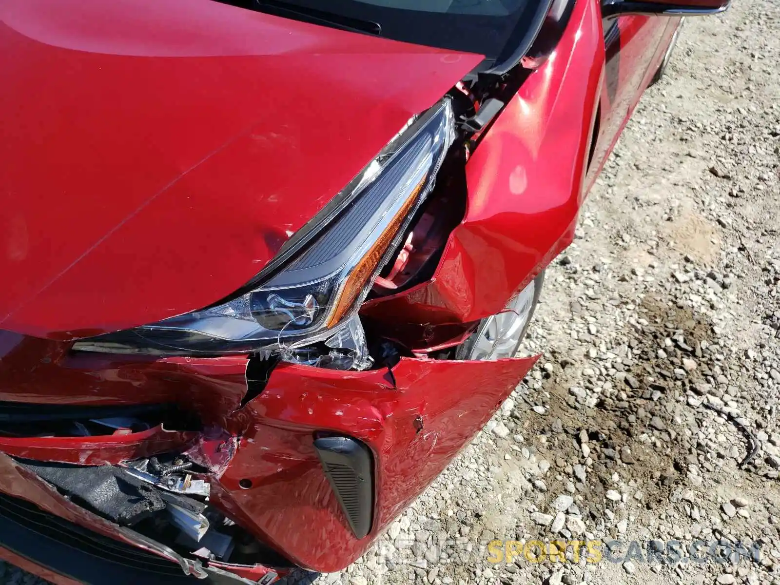 9 Photograph of a damaged car JTDKARFU7K3076675 TOYOTA PRIUS 2019