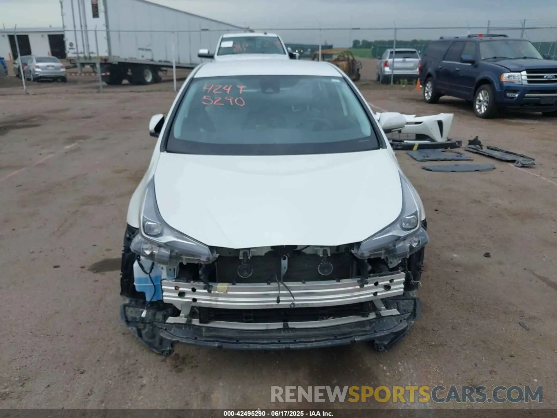 13 Photograph of a damaged car JTDKARFU7K3079057 TOYOTA PRIUS 2019